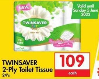 Makro Twinsaver 2-Ply Toilet Tissue 24's offer