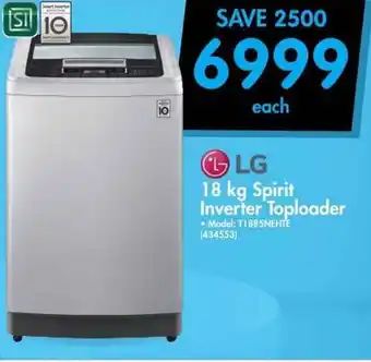 Makro LG Spirit Inverter Toploader 18kg offer