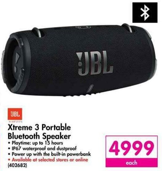 Jbl bluetooth best sale speakers makro