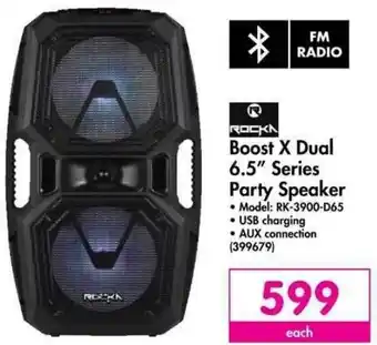 Makro Rocka Boost X Dual 6,5" Series Party Speaker offer