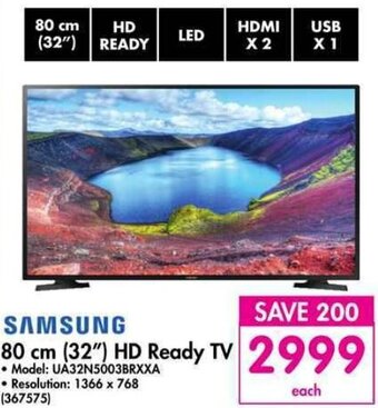 Makro Samsung 80cm 32" HD Ready TV offer