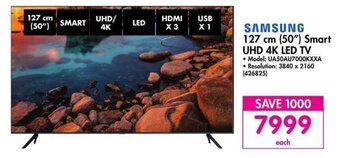 Makro Samsung 127cm 50" Smart UHD 4K LED TV offer