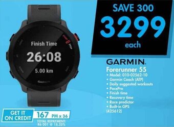 Makro Garmin Forerunner 55 offer