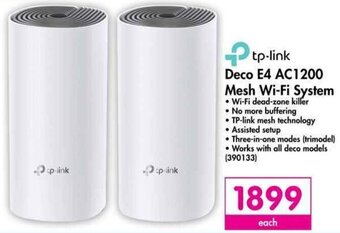 Makro Tp-Link Deco E4 AC1200 Mesh Wi-Fi System offer