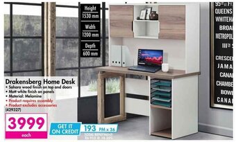 Makro Drakensberg Home Desk offer