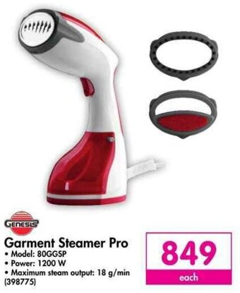 Makro Genesis Garment Steamer Pro offer