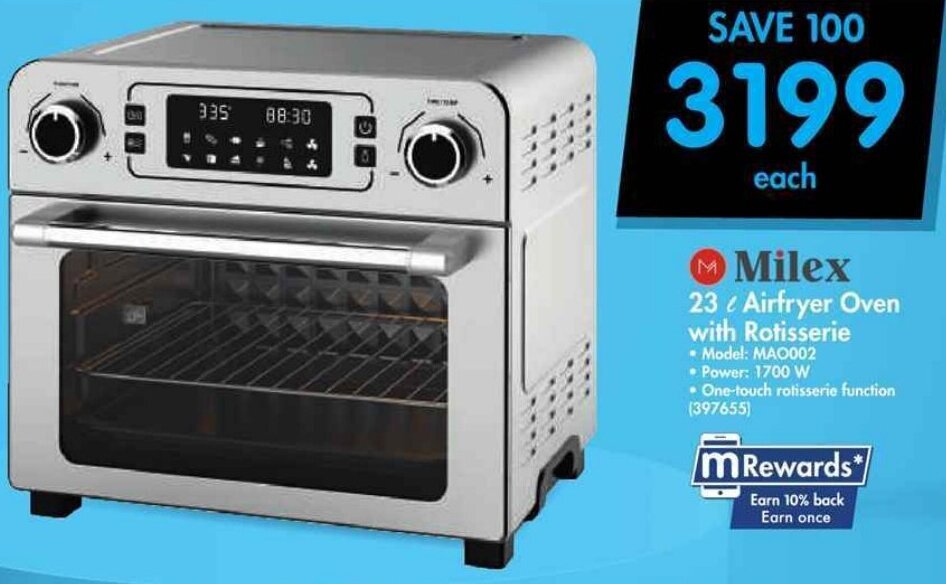 defy mini oven makro