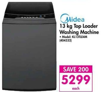 Makro Midea Top Loader Washing Machine 13kg offer