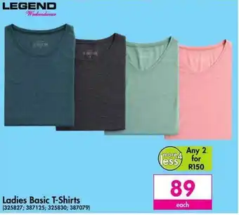 Makro Legend Ladies Basic T-Shirt offer
