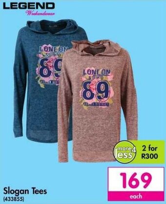 Legend Slogan Tees