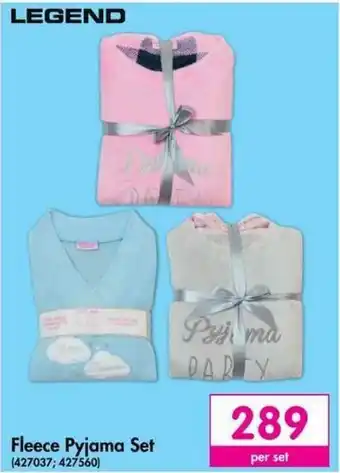 Makro Fleece Pyjama Set offer