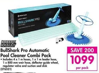 Makro Kreepy Krauly BullShark Pro Automatic Pool Cleaner Combi Pack offer