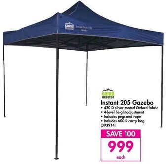 Makro Campmaster Instant 205 Gazebo offer