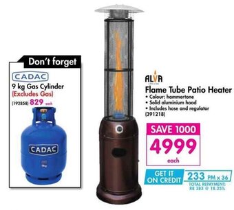 Makro Alva Flame Tube Patio Heater offer