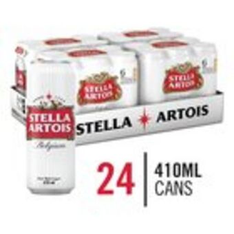 Pick n Pay Liquor Stella artois can 410ml x 24 offer
