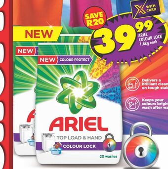 Shoprite Ariel washing powder offer