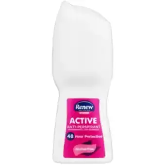 Shoprite Renew active womens anti-perspirant roll-on 50ml offer