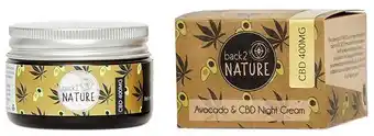 Back 2 nature avocado & cbd night cream