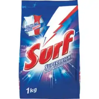 Shoprite Surf superbright hand washing powder 1kg offer