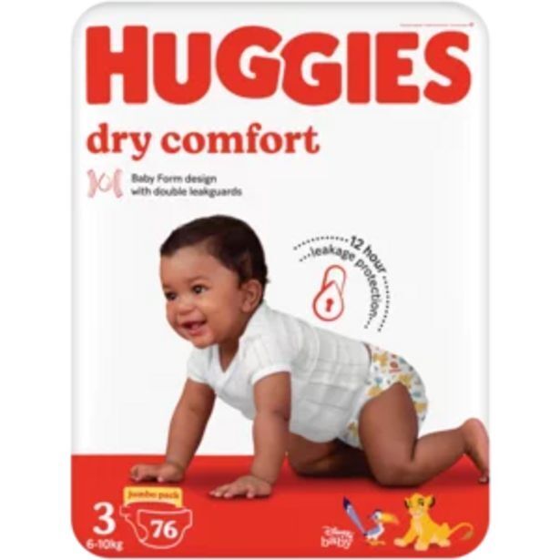 Huggies Dry Comfort Jumbo Pack Size 3 Diapers 76 Pack Offer At Shoprite huggies-dry-comfort-jumbo-pack-size-3-diapers-76-pack-offer-at-shoprite