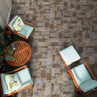 African cobblestone s/resistant ceramic 500mm x 500mm