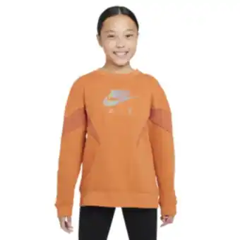 Sportscene Nike girls nsw air orange sweat top offer