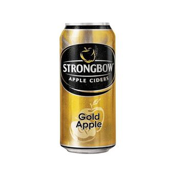 Prestons Strongbow gold apple cider can (24x440ml) offer
