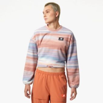 New balance women's all terrain white sweat top