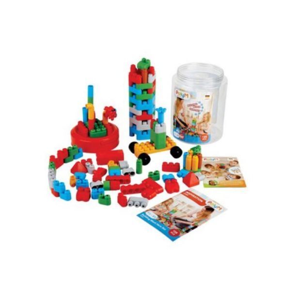 Toy Kingdom Hape poly m building blocks 128 pieces offer