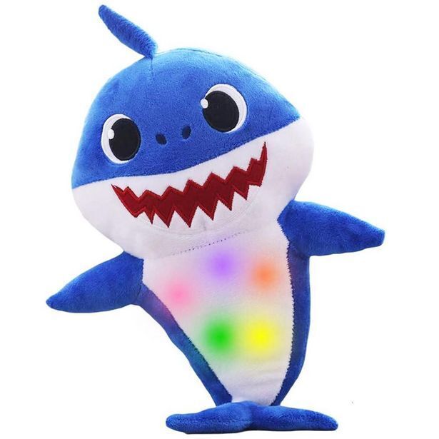 Baby shark soft singing light up plush toy offer at Takealot