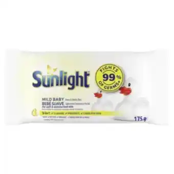 Shoprite Sunlight mild baby bath soap 175g offer