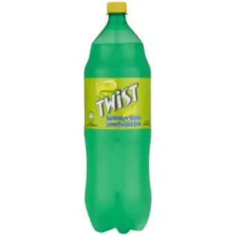 Shoprite Twist lemon flavoured soft drink bottle 2l offer