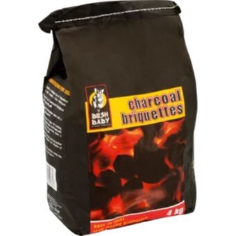 Bush baby charcoal briquettes 4kg