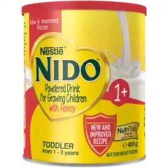 Shoprite Nestlé nido no. 1+ growing up formula 400g offer