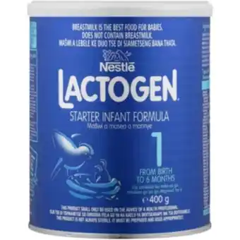 Shoprite Nestlé lactogen 1 infant formula 400g offer