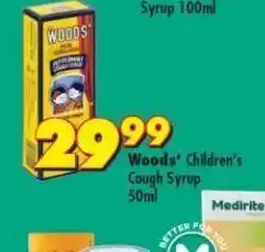 Shoprite Woods' children's cough syrup offer