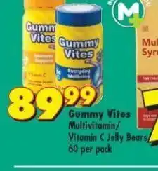 Gummy vites jelly bears