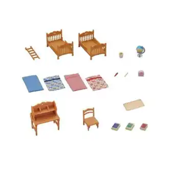 Sylvanian childrens bedroom set