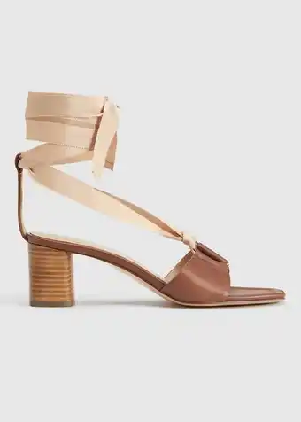 Elodie leather heel