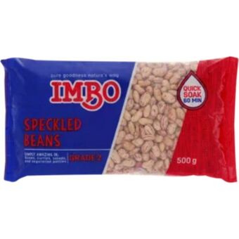 Shoprite Imbo red speckled beans 500g offer