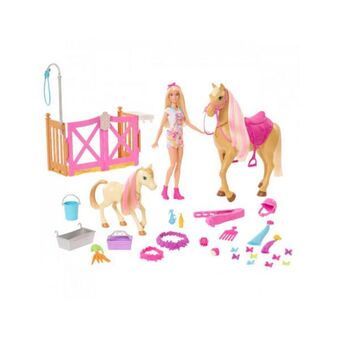 Barbie groom and style horse