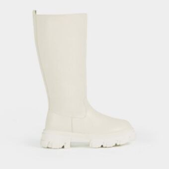 The FIX Women's milk knee high chunky boot offer