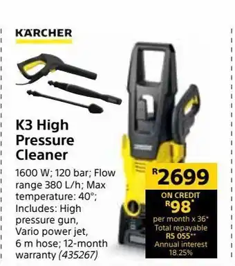 K3 high pressure cleaner