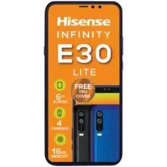 Hisense infinity e30 lite nebula blue dual sim smartphone 6" 16gb mtn