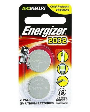 Cape Union Mart Energizer lithium coin 2032 batteries (2 pack) offer