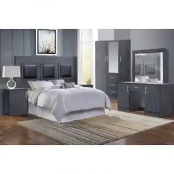 Miami mirror 3 door wardrobe