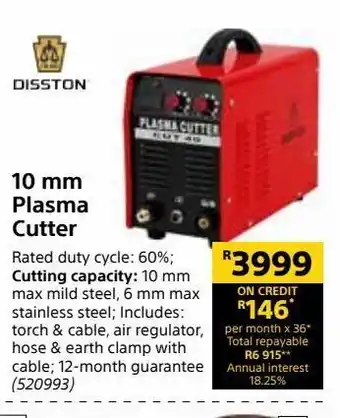 10 mm plasma cutters