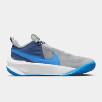 Totalsports Junior grade school nike team hustle d 10 grey/blue/green shoe offer