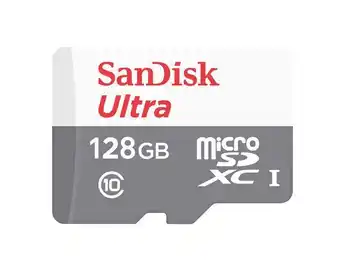 Takealot Sandisk ultra 128gb microsdxc class 10 uhs-i memory card offer