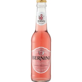 Bernini blush sparkling grape drink non-returnable bottle (24x275ml)